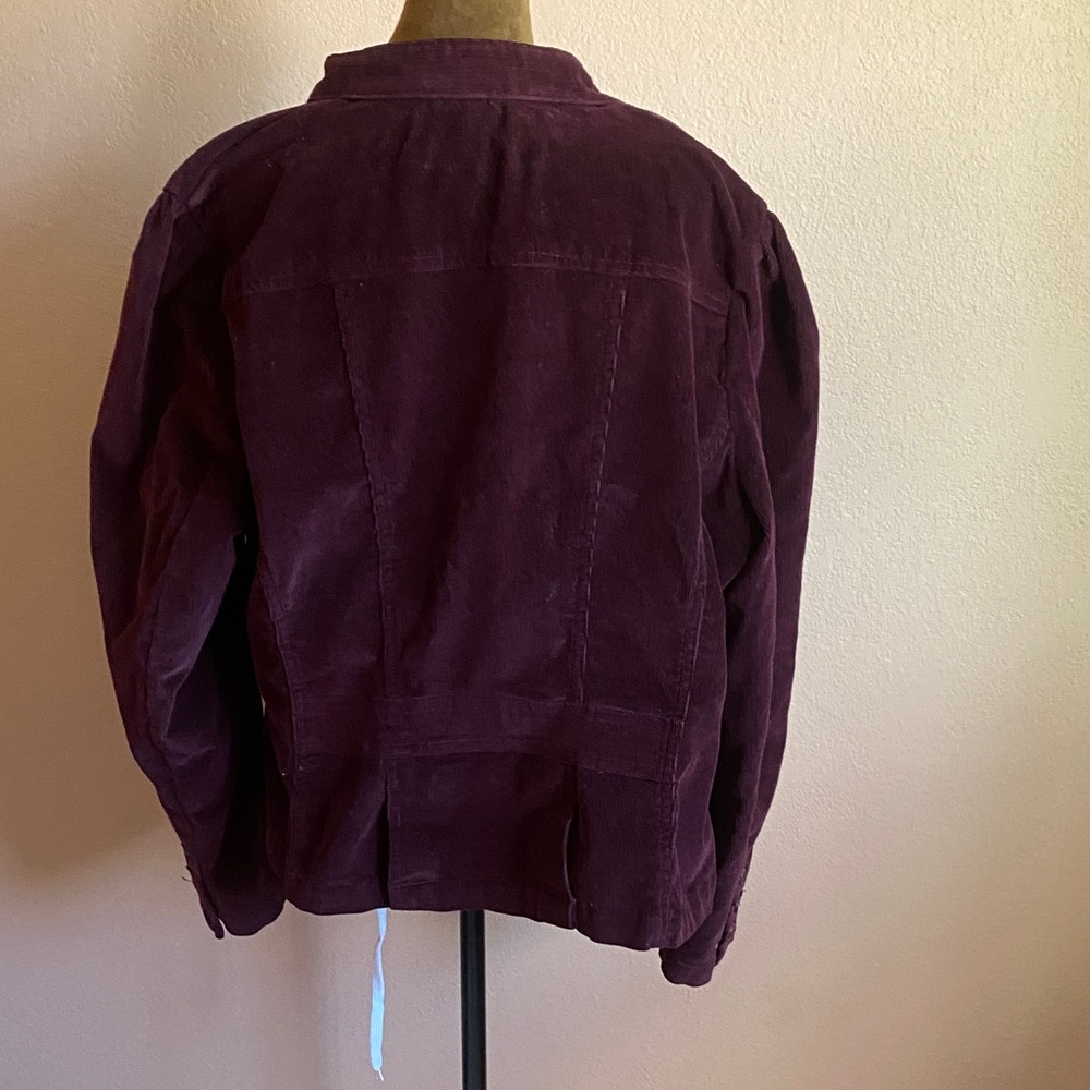 St. John's Bay Deep Purple Corduroy
Blazer - Picture 4 of 10
